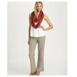 Eileen Fisher Khaki Women's Trousers